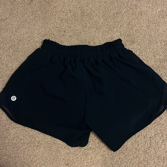 lululemon athletica women’s athletic Shorts - Navy and Light Gray - Picture 5 of 6